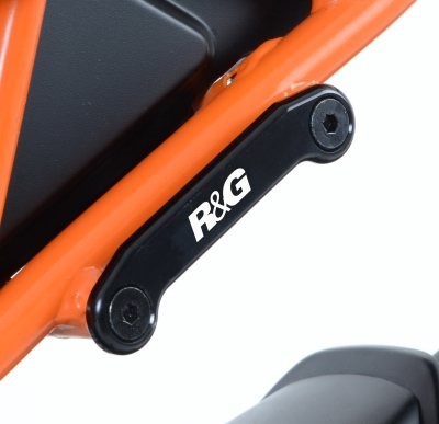 Rear Foot Rest Blanking Plate Kit for KTM RC 125/200/390 '14-'16 Main image