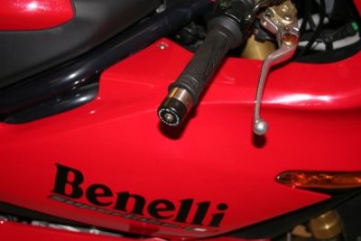 Bar End Sliders for Ducati 748/899/916/959/996/998/1098/1198/1199/1299 Panigale, Suzuki GSX-S750 '18, Benelli Tornado Novecento TRE. & Vortex bars