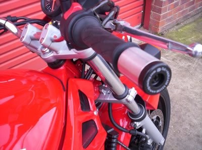 Bar End Sliders for Suzuki DL650/DL1000 models, DL 1000XT V-STROM '17- & V-Strom 1050XT '20-. Secondary image