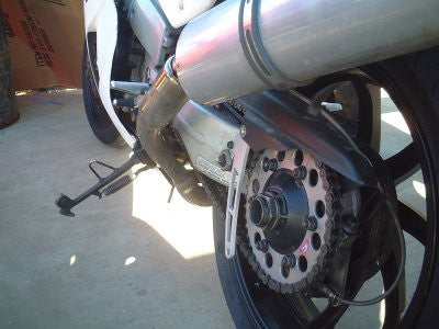 Toe Chain Guards - Aluminium - Silver