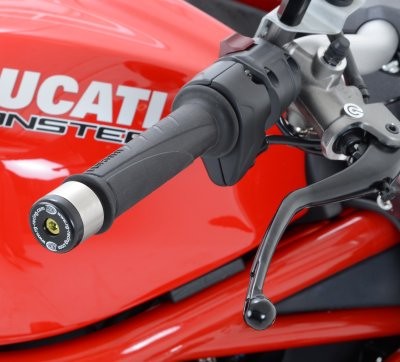 Bar End Sliders for Renthal, LSL Bars, Ducati 848/Diavel, Monster 1200 & S '14-, KTM RC125/200 '14- & Fantic Caballero 500 Scrambler '19-