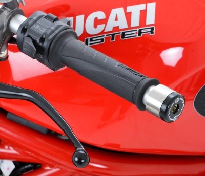 Bar End Sliders for Renthal, LSL Bars, Ducati 848/Diavel, Monster 1200 & S '14-, KTM RC125/200 '14- & Fantic Caballero 500 Scrambler '19- Main image