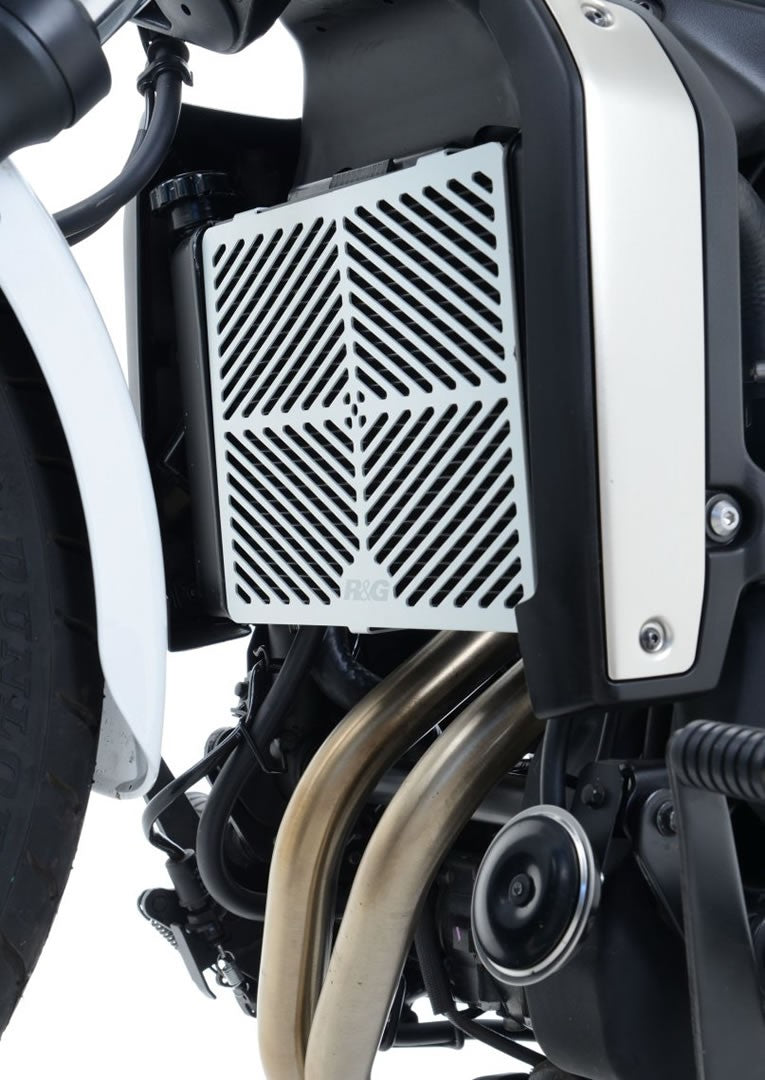 Brushed Aluminium Radiator Guard for the Kawasaki Vulcan S '15- '24 & Vulcan Cafe '18-