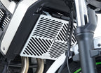 Brushed Aluminium Radiator Guard for the Kawasaki Vulcan S '15- '24 & Vulcan Cafe '18-