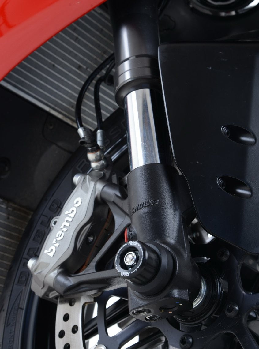 Fork Protectors for Ducati Panigale 899/959/1199/1199S/1199R/1299/1299S (All Years), Panigale V4S '18- / V4R '19- , Panigale V2 '20- '24, Streetfighter V4 (S) '20- & Streetfighter V2 '22- '24 Main image