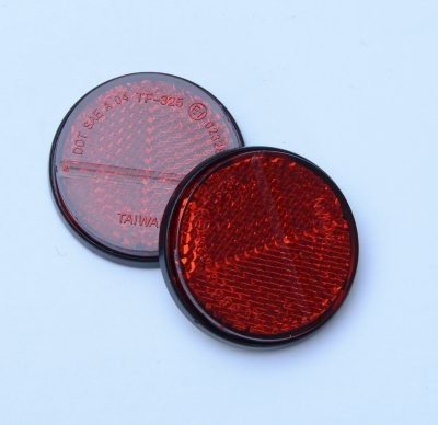 Licence Plate Reflector 4cm E-Marked Secondary image