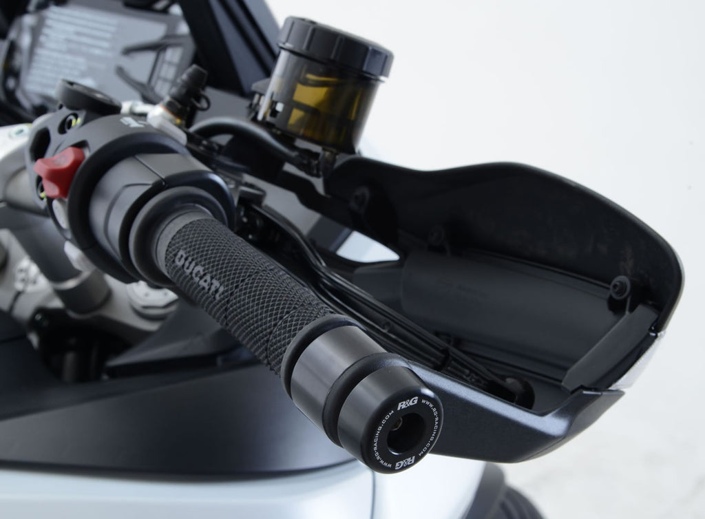 Bar End Sliders for the Ducati Multistrada 1200/S '15-,  Multistrada 1200 Enduro '16-  and Multistrada 1260 '18- models.