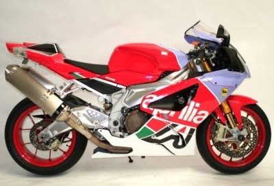 Crash Protectors - Classic Style for Aprilia RSVR/Factory '04/Tuono '06-'10  rear engine mount