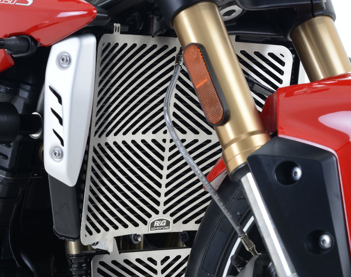 Stainless Steel Radiator Guards for the Triumph Speed Triple S  and R '16- & Speed Triple RS '18-'20 Main image