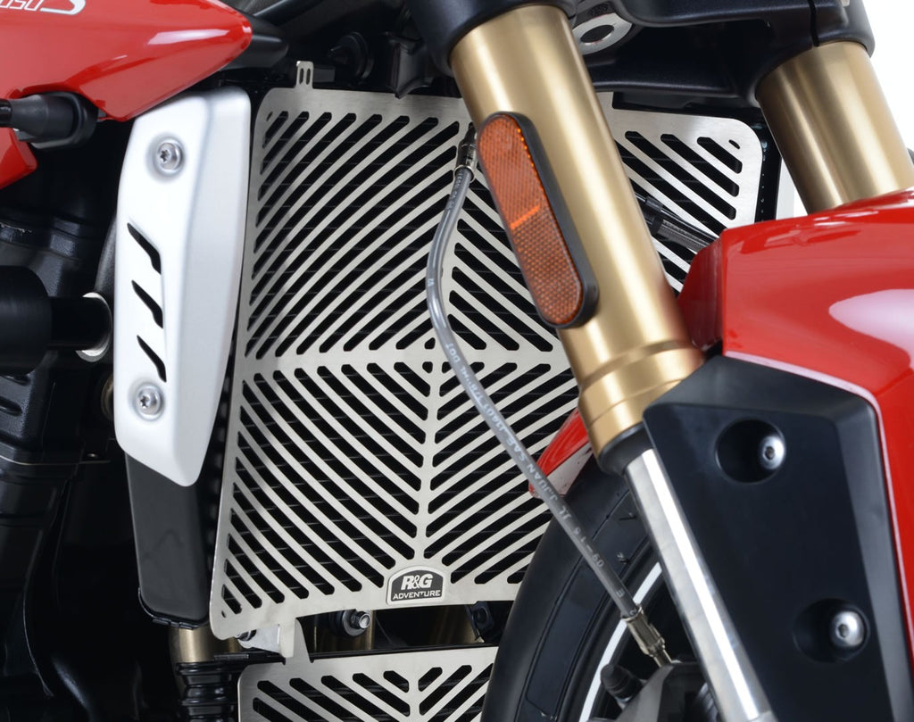 Stainless Steel Radiator Guards for the Triumph Speed Triple S  and R '16- & Speed Triple RS '18-'20