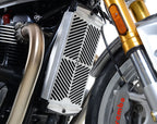 Stainless Steel Radiator Guard for the Triumph Thruxton 1200/R '16-, Speed Twin 1200 '19-'21, Scrambler 900 '23- & Speed Twin 900 '22-