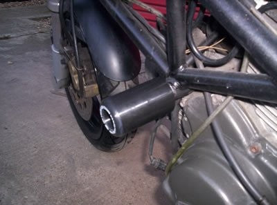 Crash Protectors - Classic Style for Ducati Monster '97- '00. Secondary image