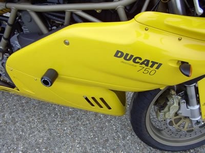 Crash Protectors - Classic Style for Ducati 600SS, 750SS, 900SS and 1000DS 2001 onwards