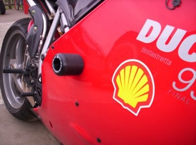 Crash Protectors - Classic Style for Ducati 998, 998R, 996R and 748R models.
