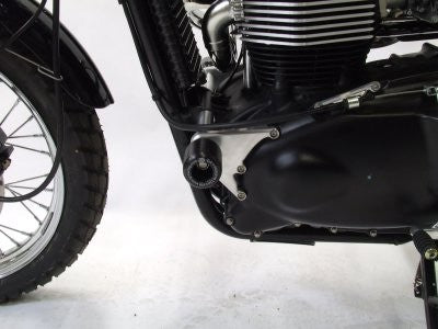Crash Protectors - Classic Style for  Triumph Thruxton '04-, Bonneville '08-, Scrambler
